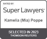 Rated By Super Lawyers | Kamelia (Mia) Poppe | Selected In 2023 | Thomson Reuters